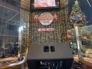 Nossos projetos: Sonorização no Hard Rock Café: Gramado